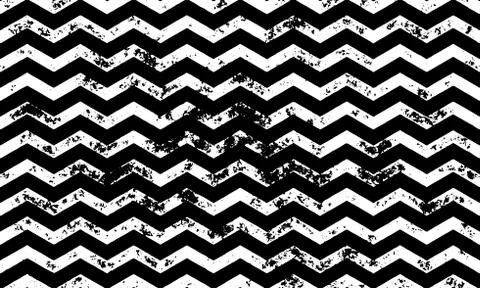 Zig zag vector grunge seamless pattern 스톡 일러스트