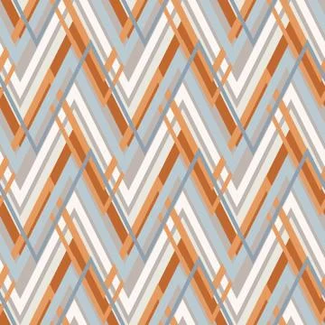 Zig zag vector pattern. ethnic seamless ornament Stock Illustration
