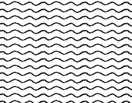 Zig Zag vector seamless pattern in abstract grunge style. Geometric lines t.. Stock Illustration