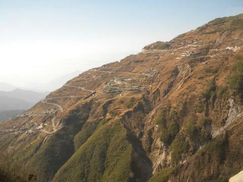 Zig zag way Foto stock