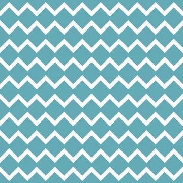 Zigzag angular seamless pattern blue green geometric background Stock Illustration