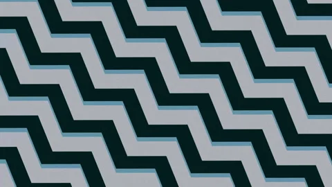 Zigzag animation pattern background. Stock Footage 247491399
