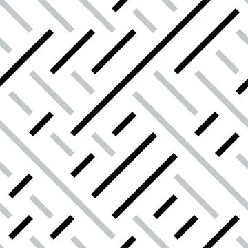 Zigzag black and silver gray segments 7008 Stock Illustration