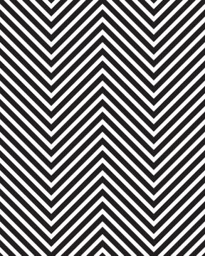 Zigzag black and white pattern Stock Illustration