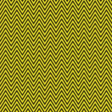 Zigzag black and yellow pattern Stock Illustration