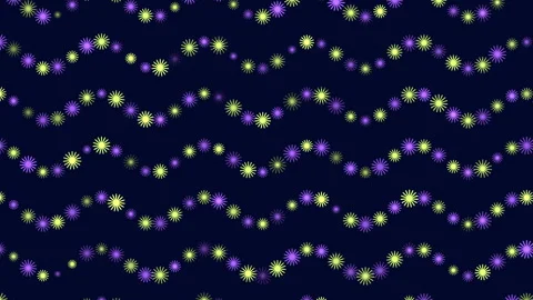 Zigzag blue and red dot seamless pattern on black background Stock Footage 322762515