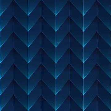 Zigzag blue seamless pattern Stock Illustration