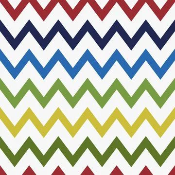 Zigzag color pattern for print vector image. Illustrazione stock