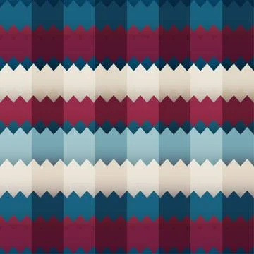 Zigzag colored seamless Stock Illustration