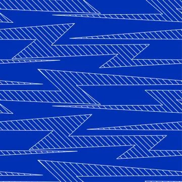 ZigZag lighting seamless pattern Stock Illustration