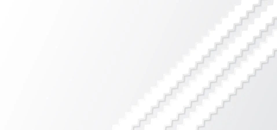 Zigzag line overlap pattern design white abstract background with space for c Stock Illustration