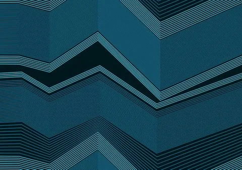 Zigzag Line Seamless Pattern. Stock Illustration