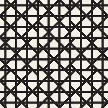 Zigzag lines geometric seamless pattern. イラスト素材