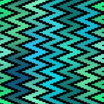 ZigZag Lines Gradient Tiling. Seamless Multicolor Pattern. 스톡 일러스트