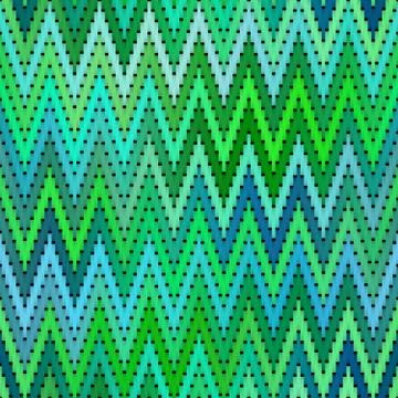 ZigZag Lines Gradient Tiling. Seamless Multicolor Pattern. イラスト素材