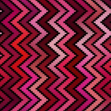 ZigZag Lines Gradient Tiling. Seamless Multicolor Pattern Stock Illustration