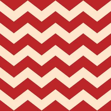 Zigzag lines. Simple Christmas pattern. Traditional colors. Vector background Stock Illustration