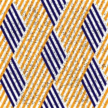 Zigzag orange and blue segments 5893 Stock Illustration