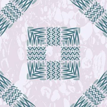 Zigzag ornament Stock Illustration