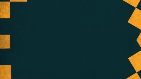 Zigzag pattern of black and yellow squares in diagonal arrangement Stockbeeldmateriaal 300777811