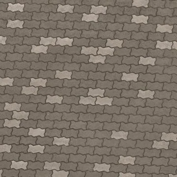 Zigzag Pattern Grey and Light Grey Paver Texture Stock Photos