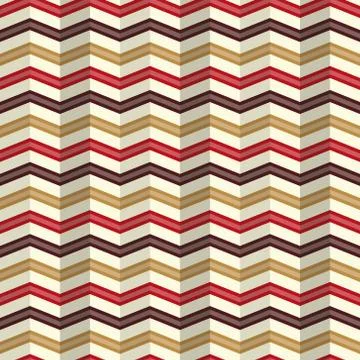 Zigzag pattern with a rippled effect Ilustração Stock