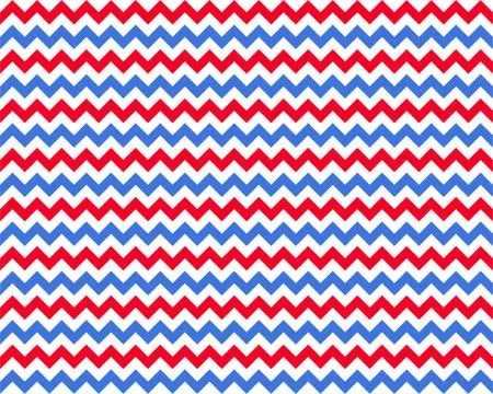 Zigzag pattern seamless. Zig zag background color. Vector abstract design. Stock Illustration