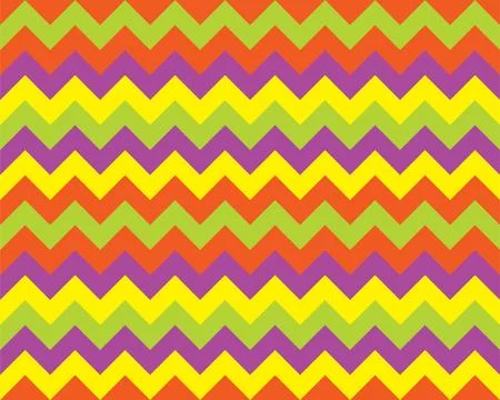 Zigzag pattern seamless. Zig zag background color. Vector abstract design. Stock Illustration
