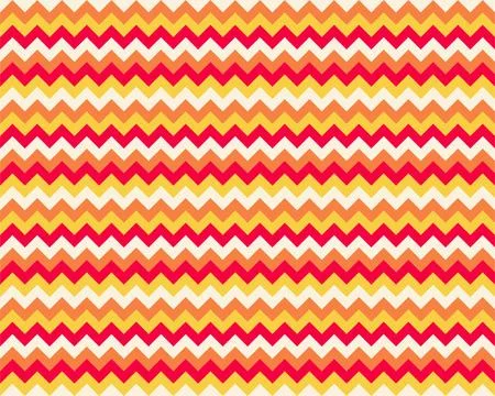 Zigzag pattern seamless. Zig zag background color. Vector abstract design. Stock Illustration