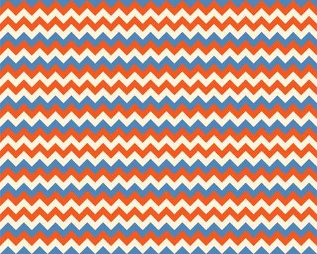 Zigzag pattern seamless. Zig zag background color. Vector abstract design. 스톡 일러스트