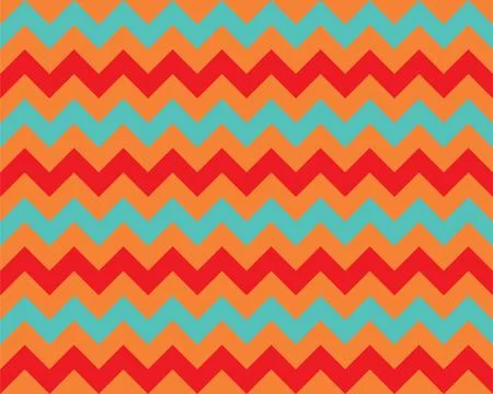 Zigzag pattern seamless. Zig zag background color. Vector abstract design. Illustrazione stock