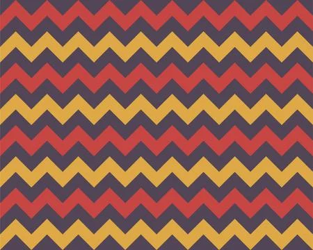 Zigzag pattern seamless. Zig zag background color. Vector abstract design. Illustrazione stock
