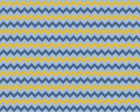 Zigzag pattern seamless. Zig zag background color. Vector abstract design. Stock Illustration