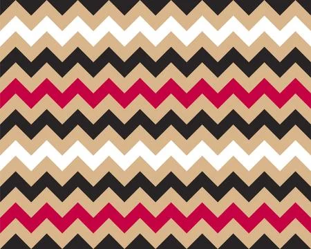 Zigzag pattern seamless. Zig zag background color. Vector abstract design. Illustrazione stock