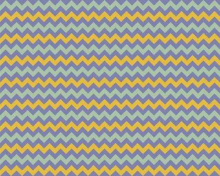 Zigzag pattern seamless. Zig zag background color. Vector abstract design. Illustrazione stock