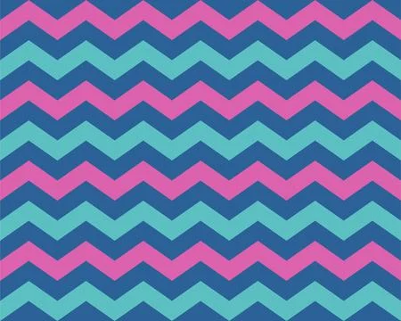 Zigzag pattern seamless. Zig zag background color. Vector abstract design. Illustrazione stock