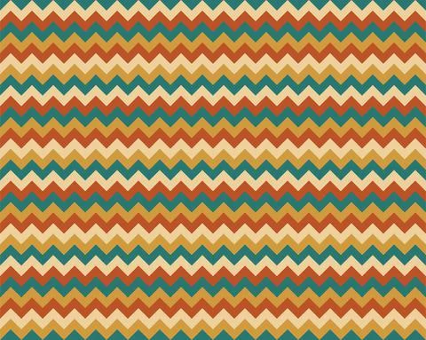 Zigzag pattern seamless. Zig zag background color. Vector abstract design. Illustrazione stock