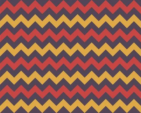 Zigzag pattern seamless. Zig zag background color. Vector abstract design. イラスト素材
