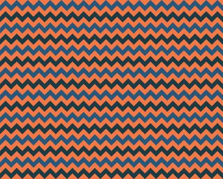 Zigzag pattern seamless. Zig zag background color. Vector abstract design. Illustrazione stock
