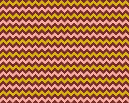Zigzag pattern seamless. Zig zag background color. Vector abstract design. Stock Illustration