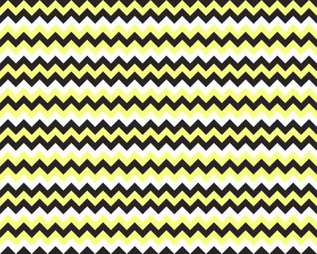 Zigzag pattern seamless. Zig zag background color. Vector abstract design. Illustrazione stock