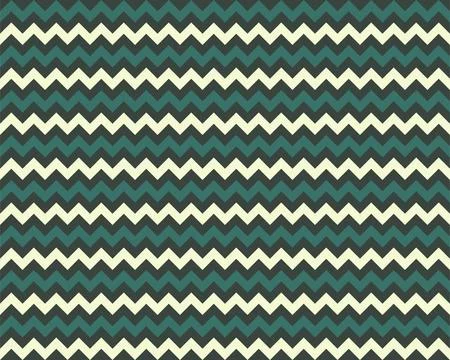 Zigzag pattern seamless. Zig zag background color. Vector abstract design. Illustrazione stock