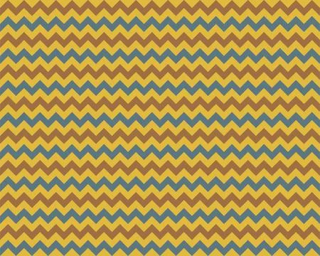 Zigzag pattern seamless. Zig zag background color. Vector abstract design. Illustrazione stock