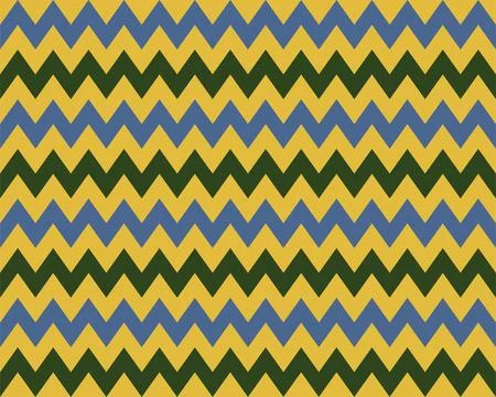 Zigzag pattern seamless. Zig zag background color. Vector abstract design. Stock Illustration