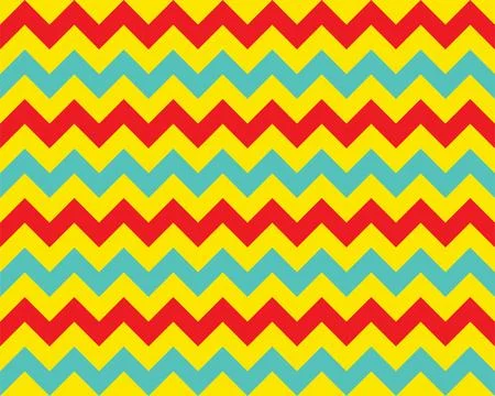 Zigzag pattern seamless. Zig zag background color. Vector abstract design. Illustrazione stock