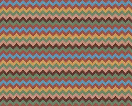 Zigzag pattern seamless. Zig zag background color. Vector abstract design. 스톡 일러스트