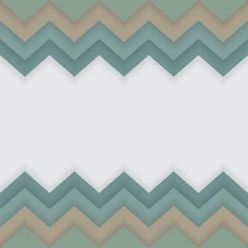 Zigzag pattern with white space for text or logo Stock Illustration