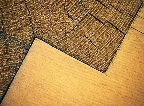 Zigzag pattern with wooden beams Stock Photos