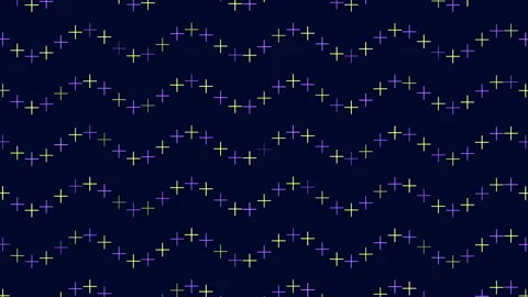 Zigzag red and blue line pattern on dark blue background Stock-Footage 311591461