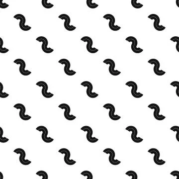 Zigzag road pattern vector Stock Illustration